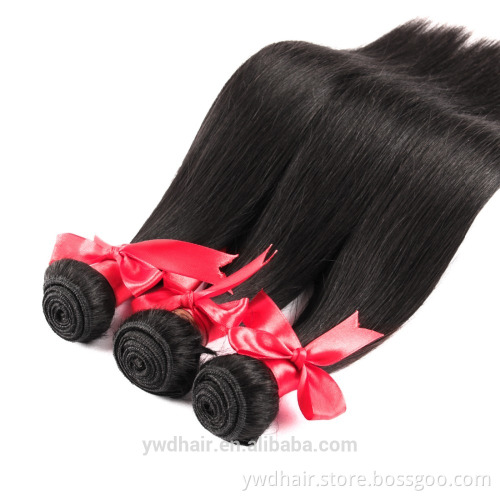7A Grade Brazilian Virgin Hair Straight 3 Bundle Deals Human Hair Bundles Brazilian Hair Weave Bundles